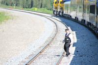 Panorama Zugfahrt mit dem 