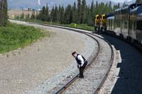 Panorama Zugfahrt mit dem 