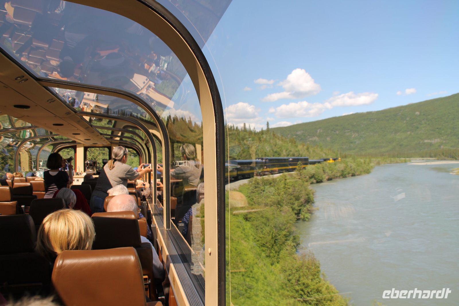 Panorama Zugfahrt mit dem 