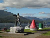 Fischerdenkmal in Prince Rupert