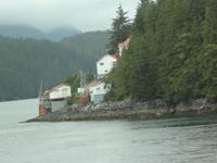 In diesem Leuchtturm wohnt eine Familie. 250 Km weit ab. 