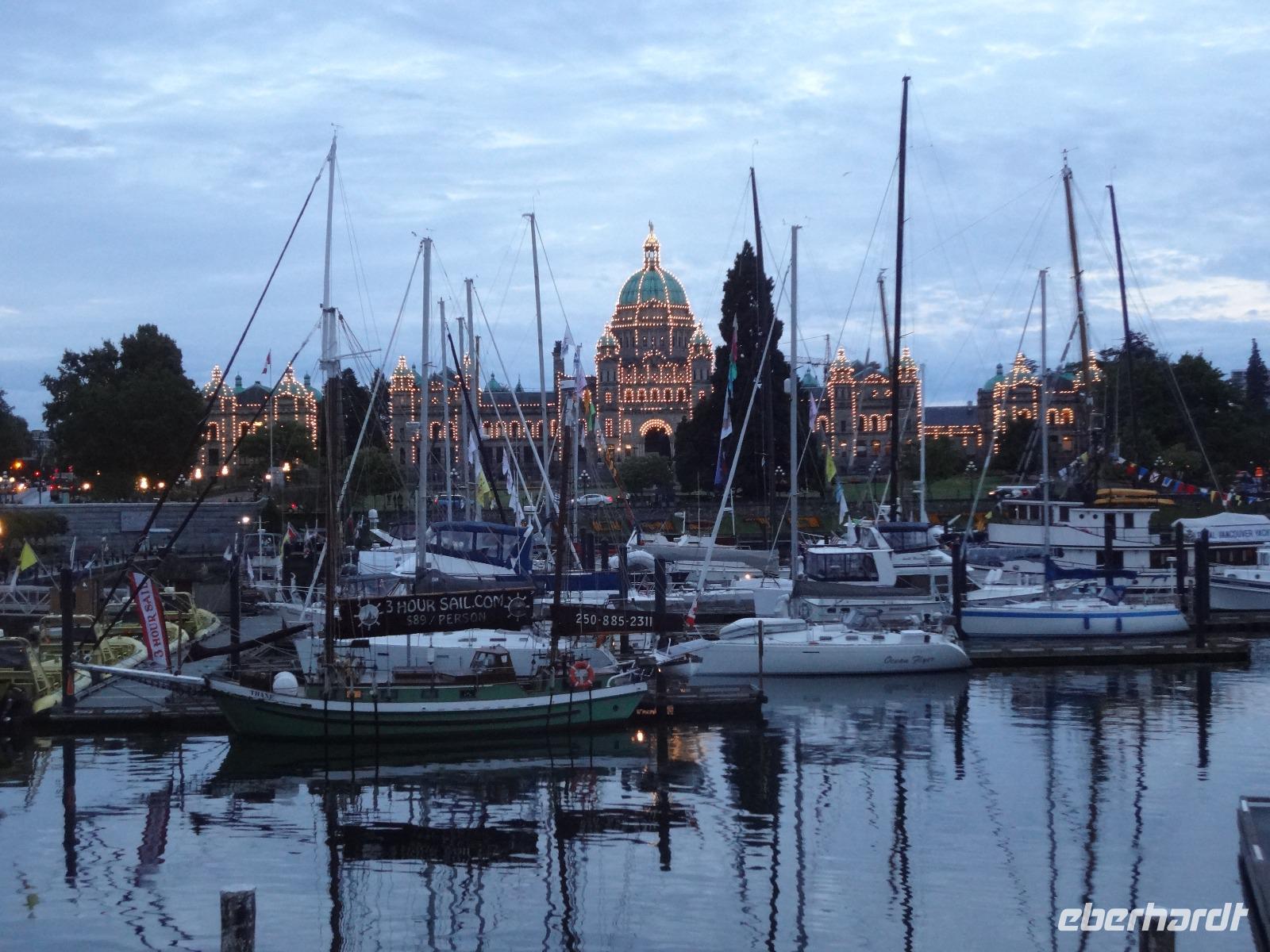 Victoria und sein Parlamentsgebaeude