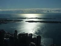 Blick vom CN-Tower auf den Ontariosee