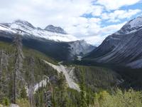 Der Sunwapta-Pass in 2040 Meter Höhe