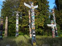 der Totem Park in Stanley Park, Vancouver