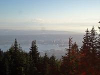 Sicht vom Restaurant auf Vancouver