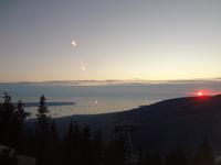 Das Essen und diese Aussicht dazu ist einfach unuebertrefflich