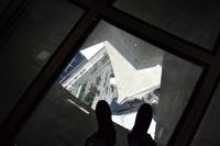 Glasboden im CN-Tower