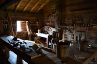 Nachbau einer Tischlerei in Sainte-Marie among the Hurons