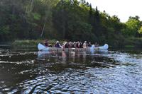 Kanutour auf dem Oxtongue Lake, Ontario