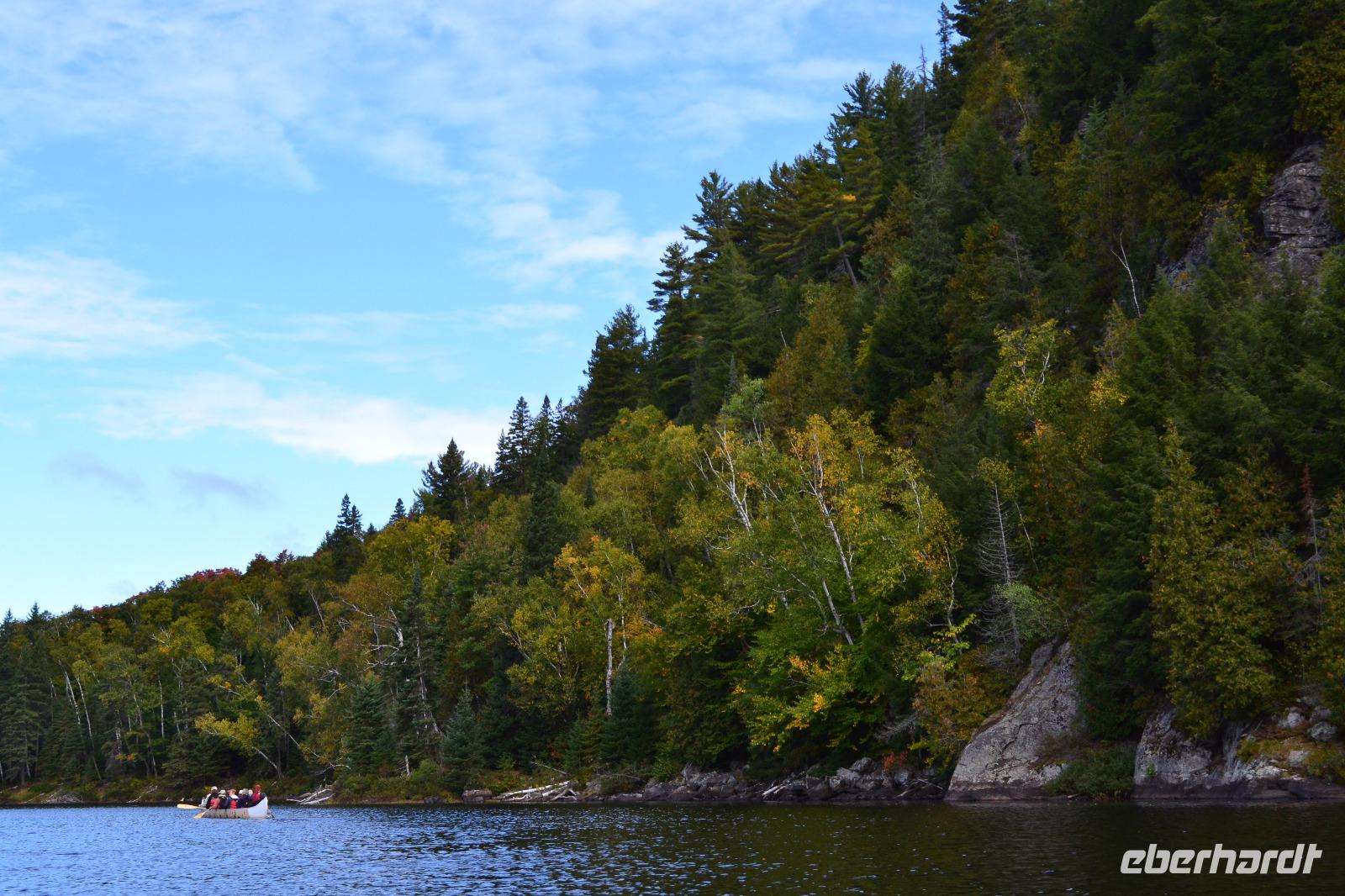 Kanutour auf dem Oxtongue Lake, Ontario