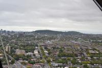 Blick vom Olympiastadion auf den Mont Royal