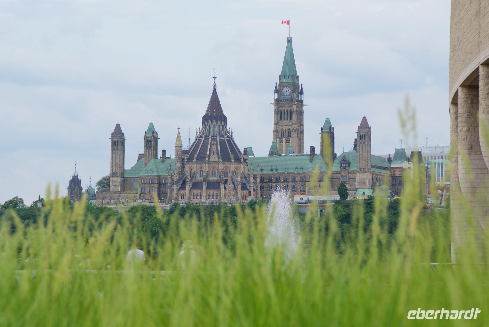 Blick auf Parliament Hill