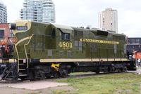 Eisenbahnmuseum gegenüber des CN Towers