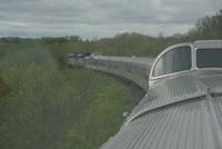 Blick aus dem Domecar auf unseren Zug...