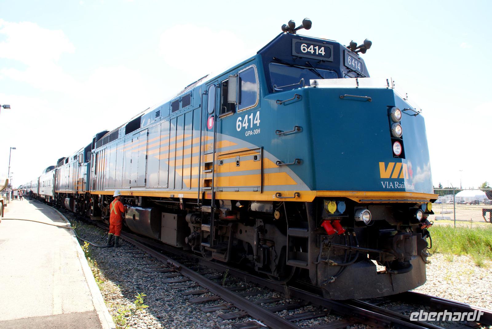 Die Lok des Canadians...