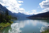 Wunderschöne Natur in den Rocky Mountains-Pyramid Lake