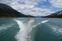 Auf dem Maligne Lake