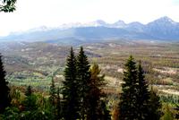 Blick aus der Seilbahn ins Tal