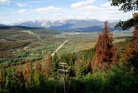 Blick auf Jasper aus luftiger Höhe