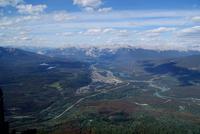 Blick auf Jasper aus luftiger Höhe