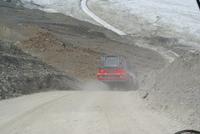 Auf dem Weg zum Athabasca Gletscher