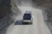 Rückfahrt vom Gletscher