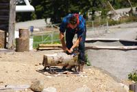 Lumberjack Show auf Grouse Mountain