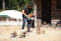 Lumberjack Show auf Grouse Mountain