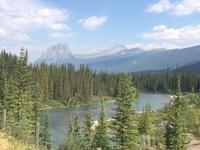 Castle Mountain thront