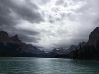 Stimmung auf dem Maligne See