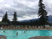 Das warme Meerwasserschwimmbad in Jasper