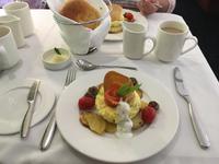 Fruehstueck auf dem Rocky Mountaineer 