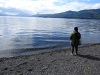 am Strand von Icy Strait Point