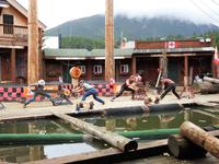 Große Alaska Lumberjack Show