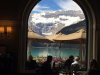 die schoenste Aussicht vom Chateau Lake Louise