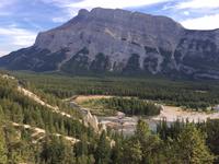 Mount Rundle von der Canmore Seite aus