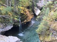 Der Duschvorhang in Maligne Canyon