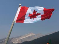 Fahrt auf dem Maligne See