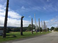 Kitwanga Geschichtserzaehlende Pfaehle