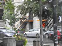 besondere Treppenkonstruktion in Montreal