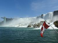 auf dem Boot in die Fälle