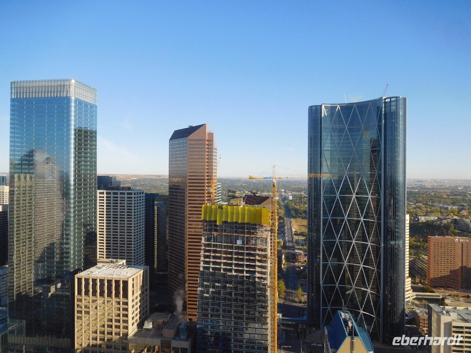 Calgary Downtown - Blick vom Calgary Tower