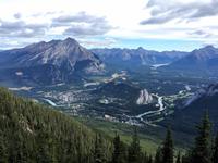 Banff von Sulphure Mt aus