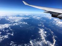 wir fliegen ueber die Rockies