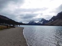 idyllischer Bow Lake in Kanada