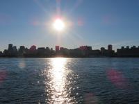Montreal Skyline und St. Lorentz Strom