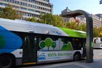 Stadtrundfahrt Montréal - Aufladestation für elektrische Busse