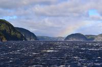 Fahrt mit der Fähre über den Saguenay-Fjord