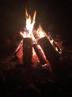 Lagerfeuer am Lac Taureau